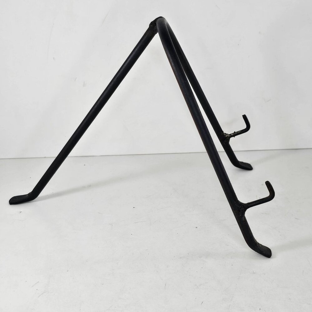 Black Metal Display Easel Stand For Plates Bowls & Frames - Picture 4 of 8